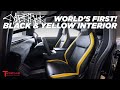 World's First Black & Yellow Interior for Tesla Cybertruck! Full Blackout Colored PPF & 24" Wheels!