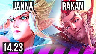 JANNA & Xayah vs RAKAN & Smolder (SUP) | NA Grandmaster | 14.23