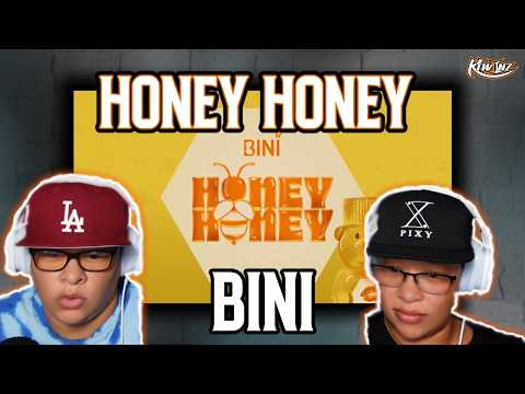 TWINS REACT TO BINI | 'Honey Honey' Lyric Video | IT'S SO CATCHY! TWO BOPS IN ONE DAY!! #BINI