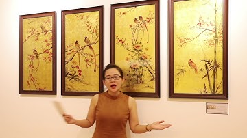 Ý nghĩa Tranh dát vàng TỨ QUÝ - MAI, LAN, CÚC, TRÚC