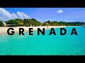 Grenada jungle waterfalls  tropical beaches  all 4k highlights  drone