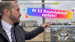 Port Clinton RT 53 Roundabout update! The controversial double roundabout under construction in PC!