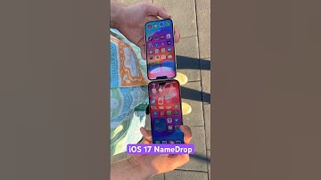 iOS 17 New Cool NameDrop Feature 🔥 #shorts #ios17 #namedrop