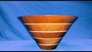 Wood Turning Beautiful Economy Bowl AKA Band Saw Bowl