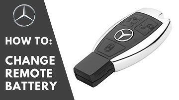 SAFE AND EASY - Mercedes Benz key fob battery replacement - DIY - 3 button