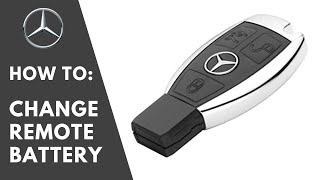 SAFE AND EASY  Mercedes Benz key fob battery replacement  DIY  3 button