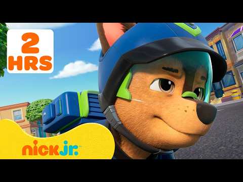 Paw Patrol | El Oficial Chase está en acción 🚔 Rescates de Policía | 2 Horas | Nick Jr. en Español