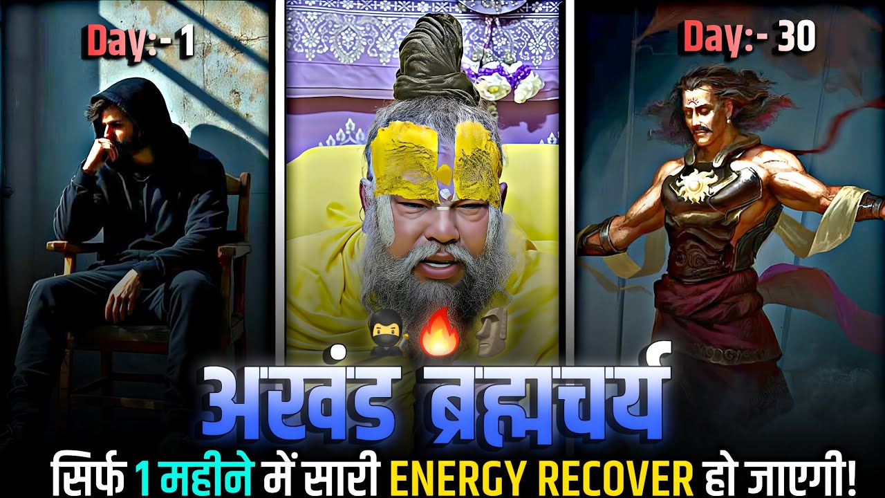How to Recover Brahmcharya Lost ENERGY⚡— Premanand Ji Maharaj 🥷 #Brahmacharya 
