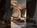 Modern 3D Minimalist Bedroom Design in Karachi 🌿 | Shanghai Interior #shorts