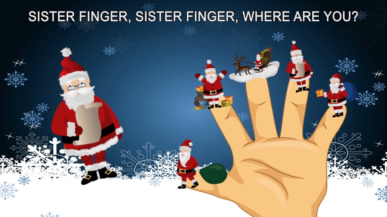 Santa Claus Happy Merry Christmas Finger Family Kids Song | I Love Kids Song - YouTube