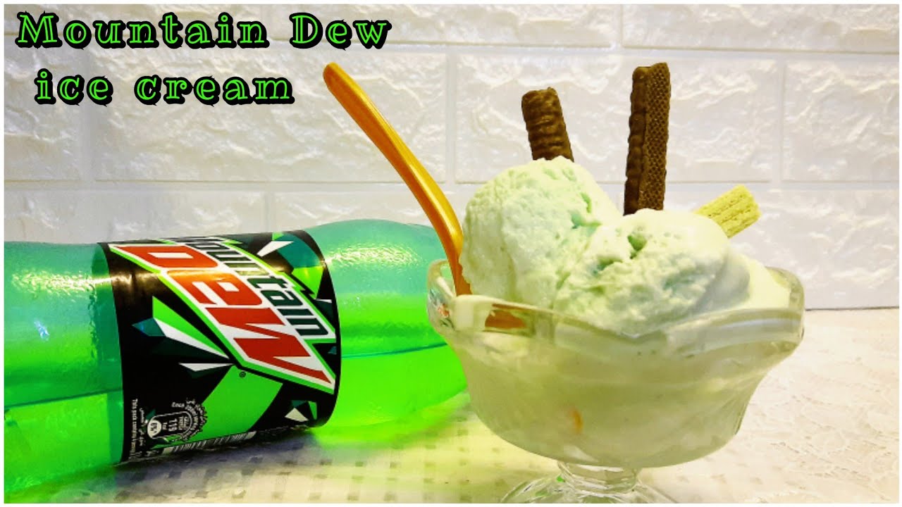 Mountain Dew ice Cream ice cream recipe in Tamil How to make ice Cream Homemade icecream