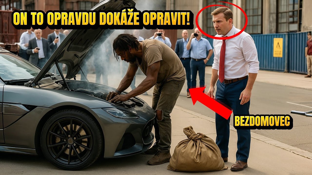 Bezdomovec zachránil auto za 100 milionů!