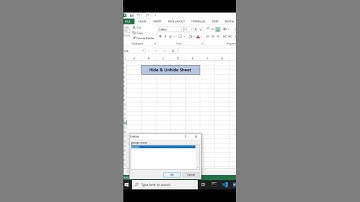 how to hide and unhide excel sheet||hide and unhide worksheets in excel #viral  #youtube