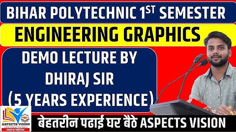 Sbte bihar Engineering graphics Lecture 02 ! Bihar polytechnic 1st semester ! By Dhiraj sir Diploma