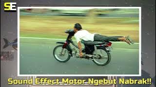 Sound Effect Motor Ngebut Nabrak!! || Sound Effect