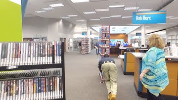 Moving Shelves at JCC Library