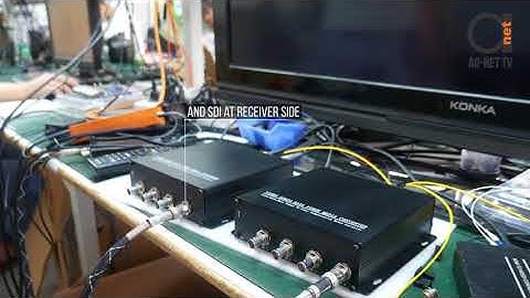 4 ports 3G HD SDI over fiber transmitter Converter Extender