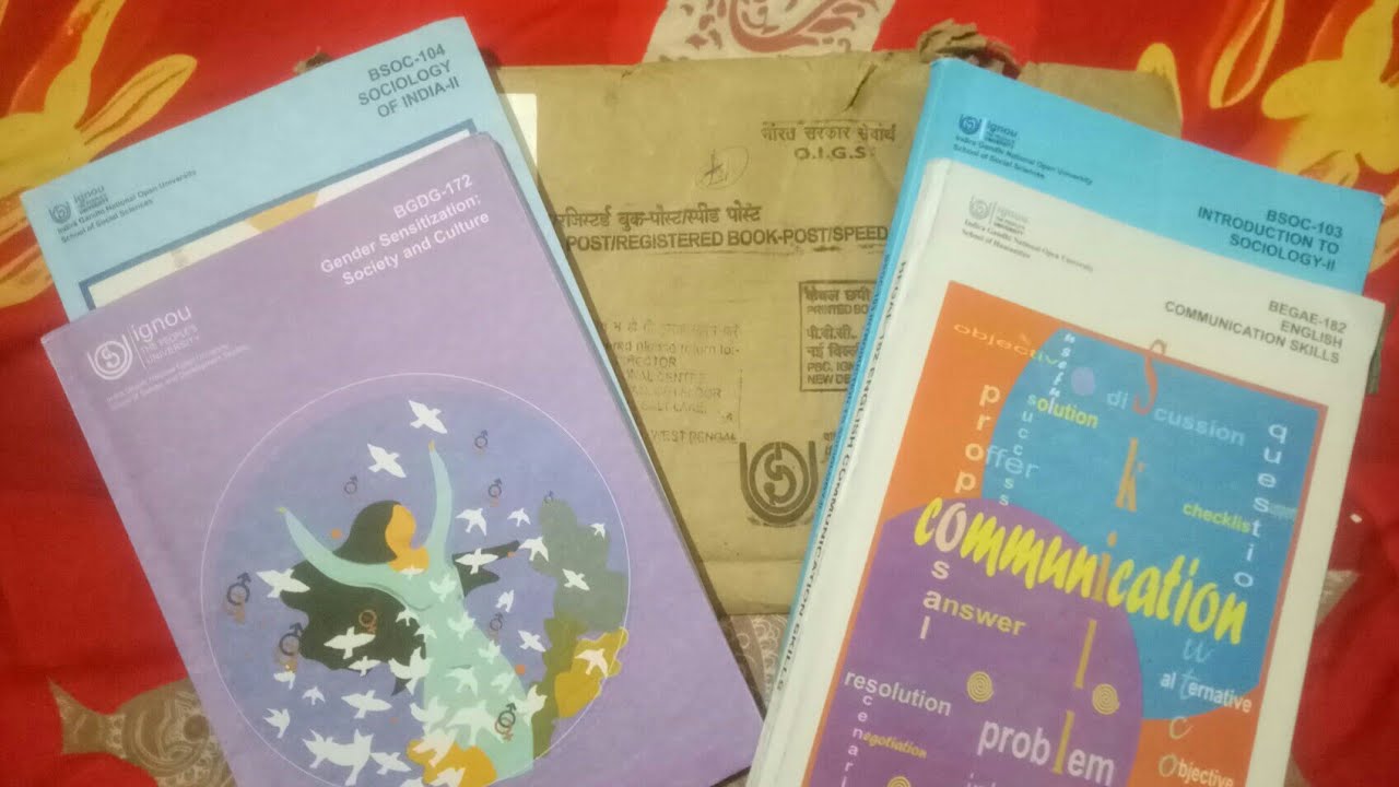 Unboxing IGNOU Study material | Vlog 1| - YouTube