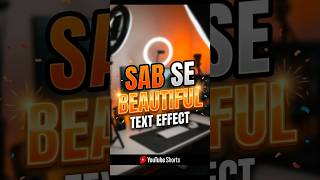 Text Effects in CSS | Beautiful Hover | Animations #shorts #beginners