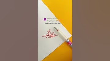 Zenia Hassan Signature Design | How To Sign The Letter Z #shorts
