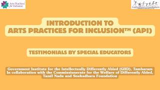 Testimonials by Special Educators at GIID