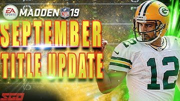 ZONES FIXED! Madden 19 MAJOR Franchise & Gameplay Update!