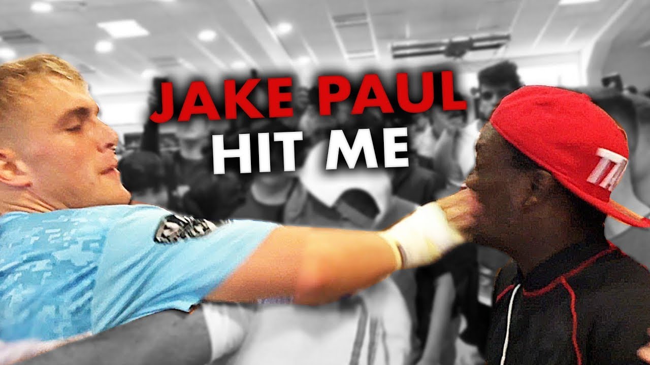 JAKE PAUL HIT ME IN THE FACE