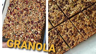 Homemade Granolaطريقة عمل⁉️ ✅جرانولا صحية و لذيذة