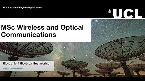 MSc Wireless and Optical Communications