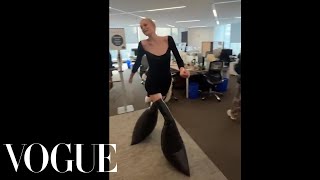 Vogue Staffers React To The Rick Owens Inflatable Shoes