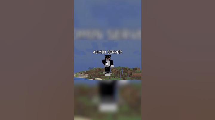 Minecraft | Khi Thằng Bạn Thân Làm Admin Server #shorts