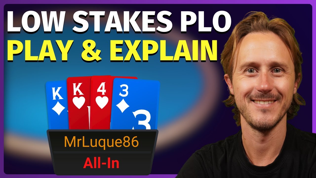 Low Stakes Pot Limit Omaha Play & Explain #poker - YouTube