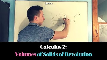Calculus 2: Intro to Volumes of Solids of Revolution (Disc Method)