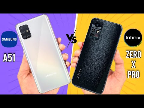 Infinix Zero X Pro Vs Samsung Galaxy A51 Full Comparison | Helio G95 & Exynos 9611