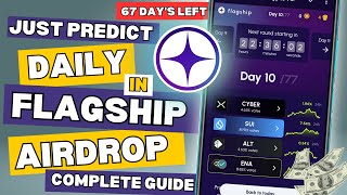 New Free Telegram Airdrop Just Predict a Coin Daily😍 | Flagship Airdrop Complete Guide