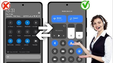 HyperOS control center for Redmi 13C No Root - How to change new control center Redmi 13C