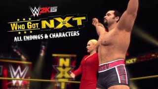 WWE 2K15 - All Endings & Characters