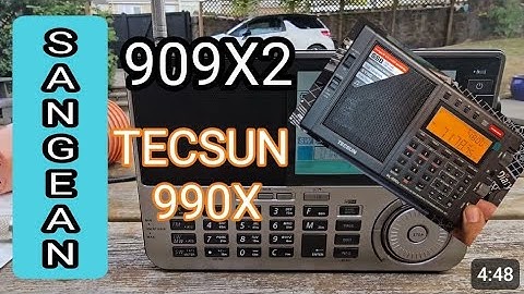Sangean 909x2 & Tecsun PL990x