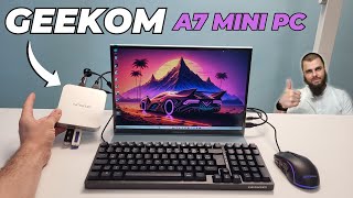Best MINI PC in the world I Geekom A7 Review I 4K Youtube I Benchmarks I Gaming test Ryzen 9 7940HS