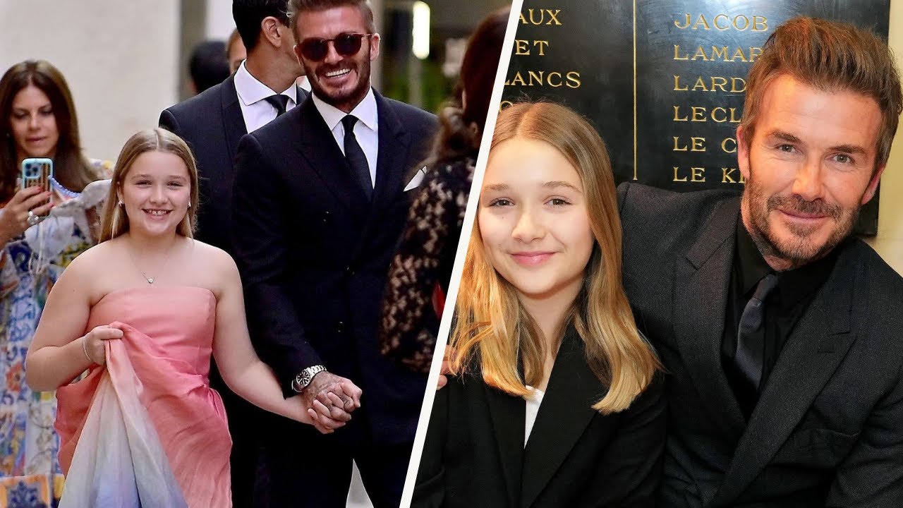David Beckham & Daughter Harper Beckham's Sweetest Father-Daughter ...