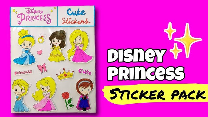 DIY Winnie The Pooh stickers😍/diy handmade stickers/how to make diy  stickers 