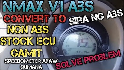 nmax v1 abs convert to non abs stock ECU gamit