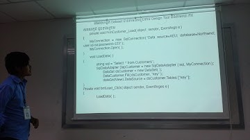 3-Advanced C#: Chapter 5 DataAdapter, DataSet and DataTable; Group A; Presentation by Mr. Pech Utdum