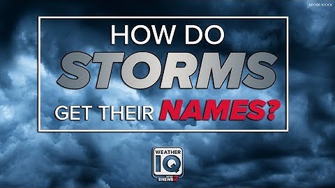 How do storms get their names? | Weather IQ