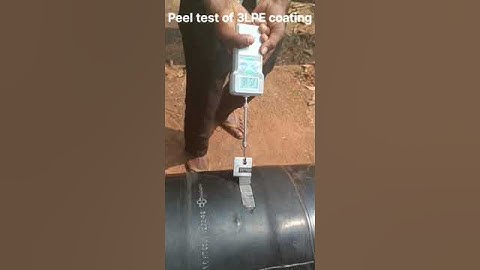 Peel Test of 3LPE joint coating