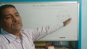 B SC pt 1 Geometry Sphere by Prof P S Rathore Principal