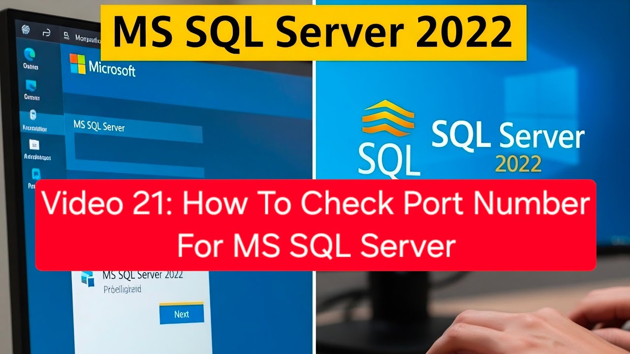 Video 21 How To Check Port Number For MS SQL Server YouTube