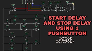 START DELAY AND STOP DELAY USING 1 PUSH BUTTON || SIMURELAY