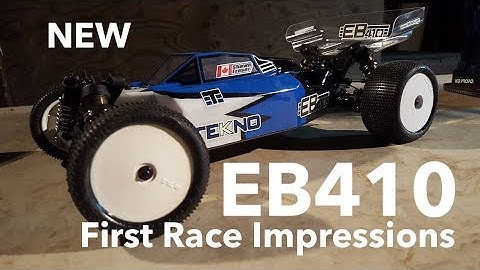 NEW Tekno EB410 1/10 4WD Buggy First Race Impressions - It won the A-MAIN - Netcruzer RC