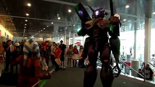 Cosplay EVA-01 at Anime Expo 2013